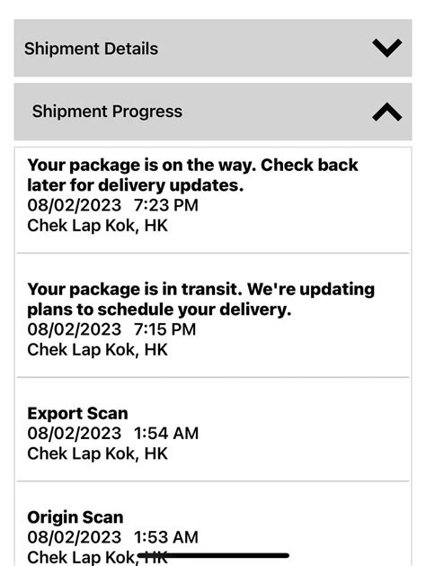 replica watch package departed hong kong airport|Package stuck in Chek Lap Kok : r/UPS .